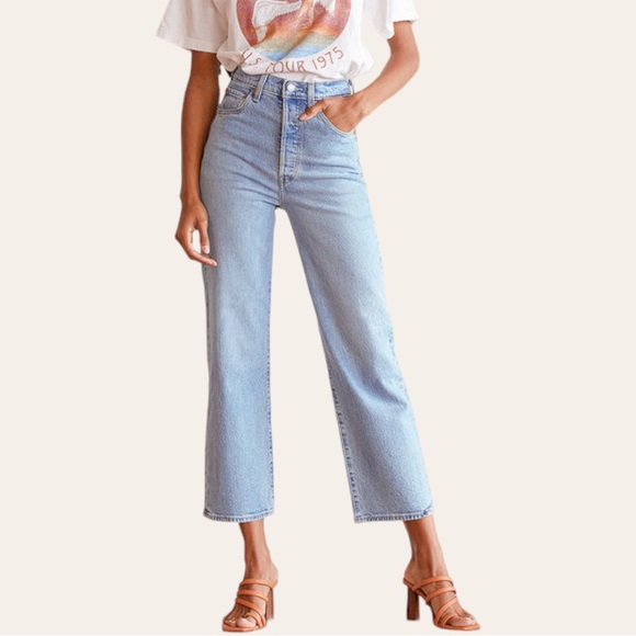 Levi's Denim - Levi’s Ribcage Straight Ankle Denim Jeans Size 26